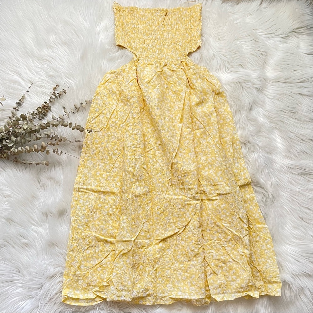 Lord & Taylor LENA Sleeveless Smocked Floral Midi Dress Medium NWOT - Picture 8 of 12
